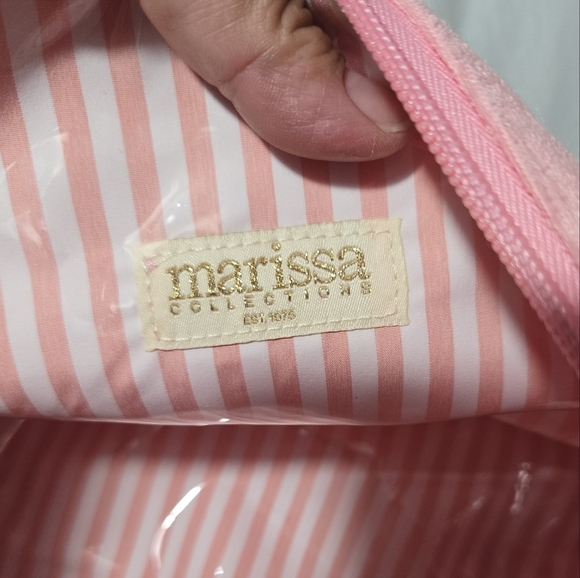 Marissa Collections Large Pink Tote And Matching Large Makeup Bag NWOT - Picture 11 of 14
